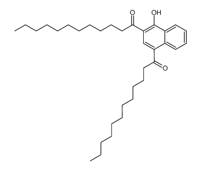 2,4-Dilauroyl-[1]naphthol结构式