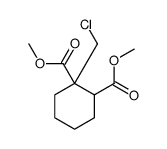 dimethyl 1-(chloromethyl)cyclohexane-1,2-dicarboxylate Structure