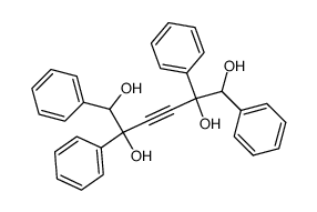 1,2,5,6-tetraphenyl-hex-3-yne-1,2,5,6-tetraol结构式