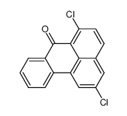 2,6-dichloro-benz[de]anthracen-7-one Structure