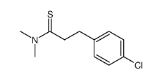 Hydrocinnamamide,p-chloro-N,N-dimethylthio- (4CI)结构式