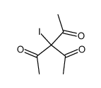 3-acetyl-3-iodo-pentane-2,4-dione结构式