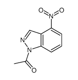 1-(4-nitroindazol-1-yl)ethanone结构式