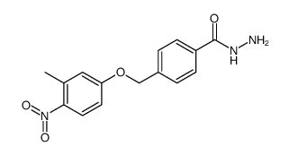 4-(3-METHYL-4-NITRO-PHENOXYMETHYL)-BENZOIC ACID HYDRAZIDE Structure