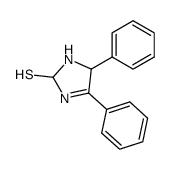 4,5-diphenyl-2,5-dihydro-1H-imidazole-2-thiol结构式