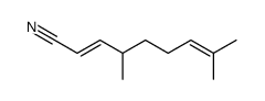 4,8-dimethyl-2,7-nonadienenitrile结构式