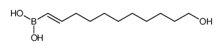 (E)-(11-hydroxy-1-undecenyl)boronic acid结构式