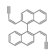 2-((Z)-but-1-en-3-ynyl)-1-(2-((Z)-but-1-en-3-ynyl)naphthalen-1-yl)naphthalene Structure