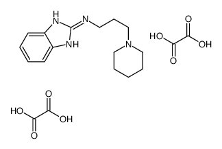 oxalic acid,N-(3-piperidin-1-ylpropyl)-1H-benzimidazol-2-amine结构式