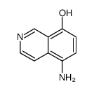 5-Amino-8-isoquinolinol结构式
