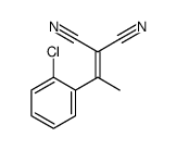 2-[1-(2-chlorophenyl)ethylidene]propanedinitrile Structure