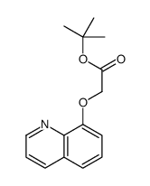 tert-butyl 2-quinolin-8-yloxyacetate结构式