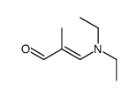 3-(diethylamino)-2-methylprop-2-enal Structure