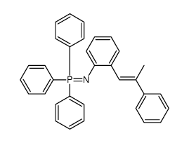 triphenyl-[2-(2-phenylprop-1-enyl)phenyl]imino-λ5-phosphane结构式