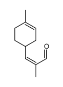 2-methyl-3-(4-methylcyclohex-3-en-1-yl)prop-2-enal结构式