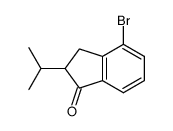 4-Bromo-2-isopropyl-1-indanone structure