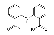 2-(2-acetylanilino)benzoic acid Structure