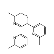 2,3-dimethyl-5,6-bis(6-methylpyridin-2-yl)-2,3-dihydropyrazine结构式