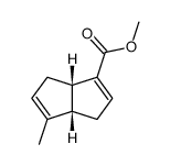 (3aR*,6aR*)-methyl 6-methyl-1,3a,4,6a-tetrahydro-3-pentalenecarboxylate Structure