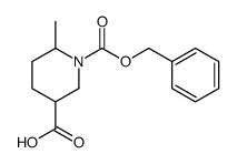 1-(苄氧羰基)-6-甲基哌啶-3-羧酸结构式