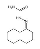 Hydrazinecarboxamide,2-(octahydro-1(2H)-naphthalenylidene)- Structure