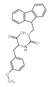 Fmoc-3-methoxy-D-phenylalanine structure