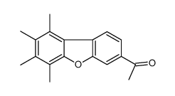 1-(6,7,8,9-tetramethyldibenzofuran-3-yl)ethanone Structure