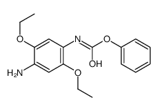 phenyl N-(4-amino-2,5-diethoxyphenyl)carbamate结构式