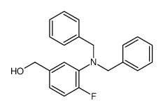 [3-(dibenzylamino)-4-fluorophenyl]methanol结构式