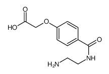 2-[4-(2-aminoethylcarbamoyl)phenoxy]acetic acid Structure