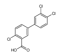 2-chloro-5-(3,4-dichlorophenyl)benzoic acid Structure
