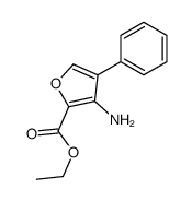 ethyl 3-amino-4-phenylfuran-2-carboxylate结构式