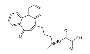 7-[3-(methylamino)propyl]dibenzo[1,2-c:2',1'-f][7]annulen-5-one,oxalic acid结构式