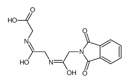 N-[N-[(1,3-dihydro-1,3-dioxo-2H-isoindol-2-yl)acetyl]glycyl]glycine结构式