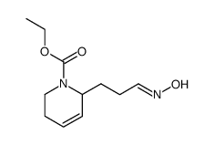 ethyl 5,6-dihydro-2-(3-(hydroxyimino)propyl)-1(2H)-pyridinecarboxylate结构式