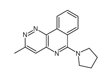 3-methyl-6-pyrrolidin-1-ylpyridazino[4,3-c]isoquinoline Structure