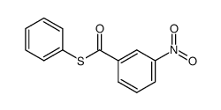 3-Nitro-thiobenzoesaeure-S-phenylester Structure