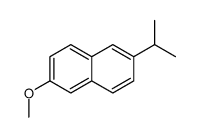 2-methoxy-6-propan-2-ylnaphthalene结构式