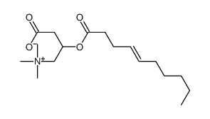 3-dec-4-enoyloxy-4-(trimethylazaniumyl)butanoate Structure