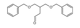 4-benzyloxy-3-benzyloxymethylbutyraldehyde Structure