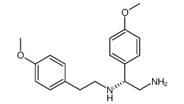 1-(R)-(4-methoxyphenyl)-N1-[2-(4-methoxyphenyl)ethyl]ethane-1,2-diamine Structure