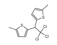1,1,1-trichloro-2,2-bis-(5-methyl-[2]thienyl)-ethane Structure
