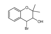 4-bromo-2,2-dimethyl-chroman-3-ol Structure