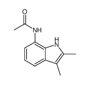 N-(2,3-dimethyl-indol-7-yl)-acetamide Structure