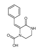 2-benzyliden-3-oxo-piperazine-1-carboxylic acid Structure