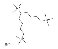 1,9-Bis-(dimethylamino)-5-dimethylaminononan-trimethobromid Structure