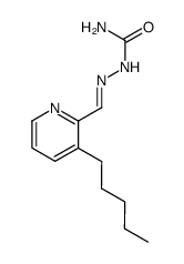 3-pentyl-pyridine-2-carbaldehyde semicarbazone结构式