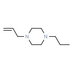 Piperazine, 1-(2-propenyl)-4-propyl- (9CI) Structure