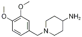 1-(3,4-DIMETHOXYBENZYL)PIPERIDIN-4-AMINE Structure