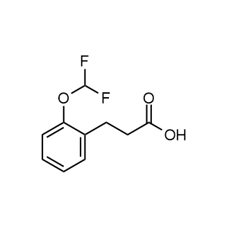 3-(2-(Difluoromethoxy)phenyl)propanoic acid Structure